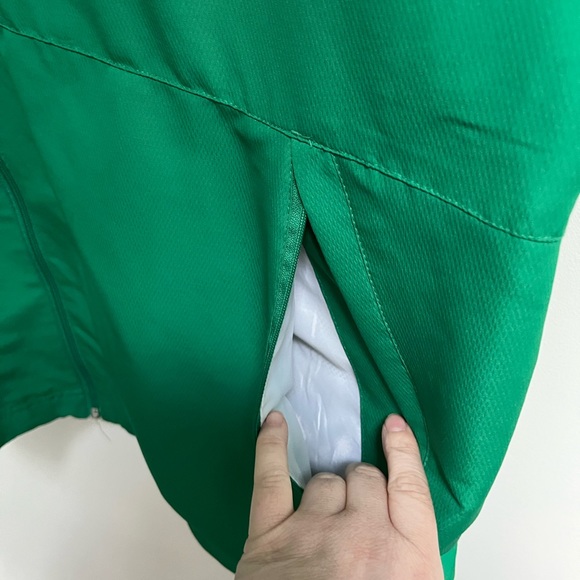 Russell green and white track jacket men’s GUC size 3X - Picture 5 of 9